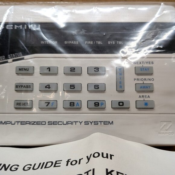 NAPCO GEMINI GEM-K3DGTL ALARM SYSTEM KEYPAD - Picture 5 of 6